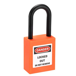 High Quality Top Security Industrial Insulation Safety Durable Plastic Nylon Lockout Padlock