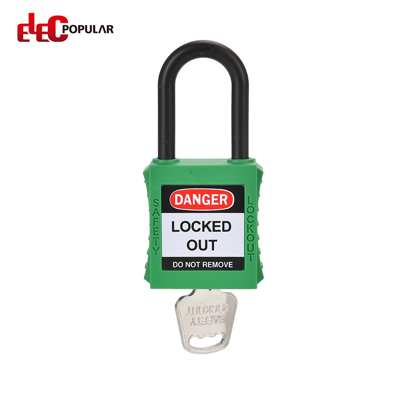 Elecpopular OEM Service High Security 38mm Insulation Shackle Pad Lock Keyed Alike Padlocks  Insulation Lock