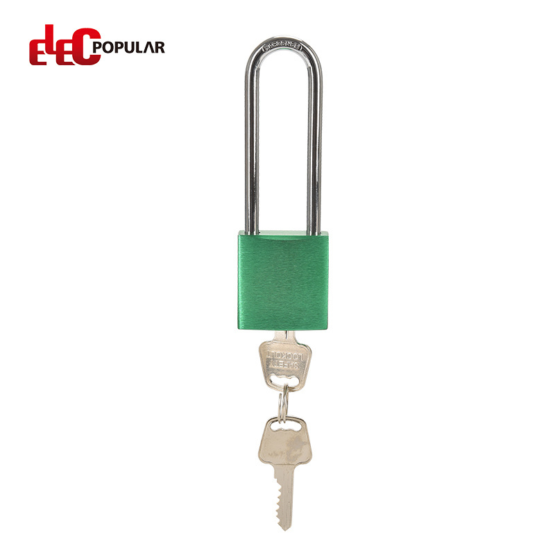 Elecpopular composite Keyed Alike safety padlock With 76MM Steel Shackle and Master Key ,for Industrial lockout-tagout