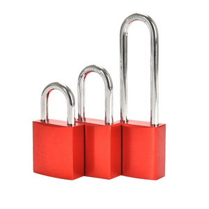 Elecpopular composite Keyed Alike safety padlock With 76MM Steel Shackle and Master Key ,for Industrial lockout-tagout