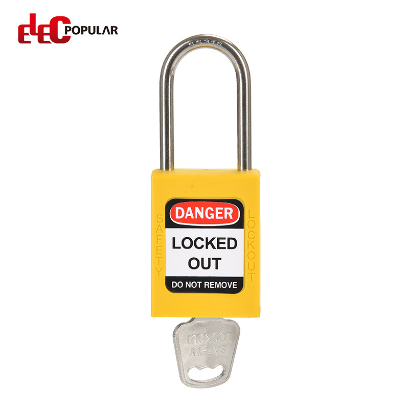 OEM Lockout Tagout 38mm Shackle Safety Padlock with Master Keys locks combination padlock safety lock out