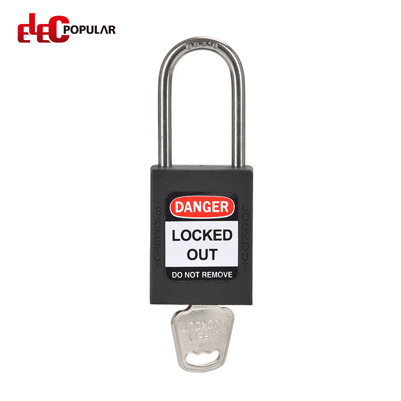 OEM Lockout Tagout 38mm Shackle Safety Padlock with Master Keys locks combination padlock safety lock out