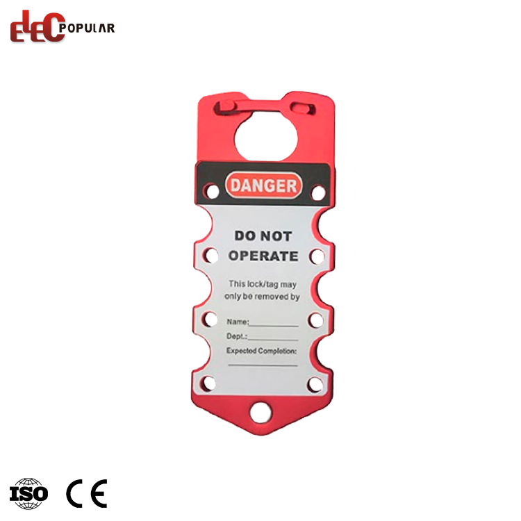 Elecpopular 2023 Industry Aluminum Hasp Lockout Tag out Safety Lockout Hasp Devices