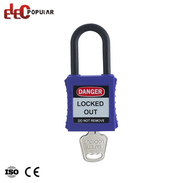 OEM Service High Security 38mm Insulation Shackle Pad Lock Keyed Alike Padlocks lockout tagout