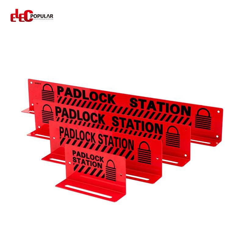 Elecpopular Large Padlock Wall Shelf Racks made of heavy duty powder coated steel hold up to 20 padlocks