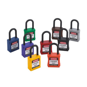 OEM Service High Security 38mm Insulation Shackle Pad Lock Keyed Alike Padlocks lockout tagout