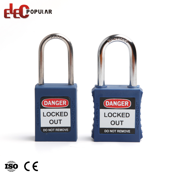 Bulk Industry Nylon Body 38Mm Stainless Steel Shackle Safety Padlock