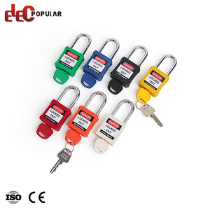 Multiple Size Available Portable Stainless Steel Shackle ABS Safety Padlock