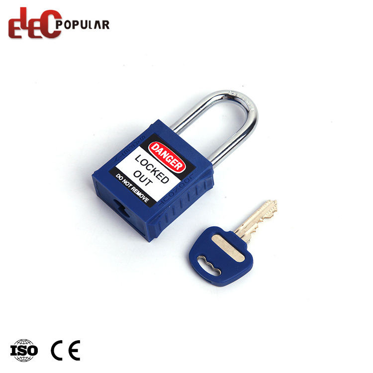 Multiple Size Available Portable Stainless Steel Shackle ABS Safety Padlock