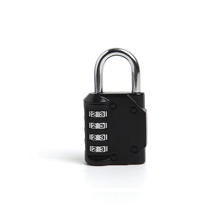 Portable 4 Digital Combination Code Lock Anti-theft Padlock With Durable Shackle