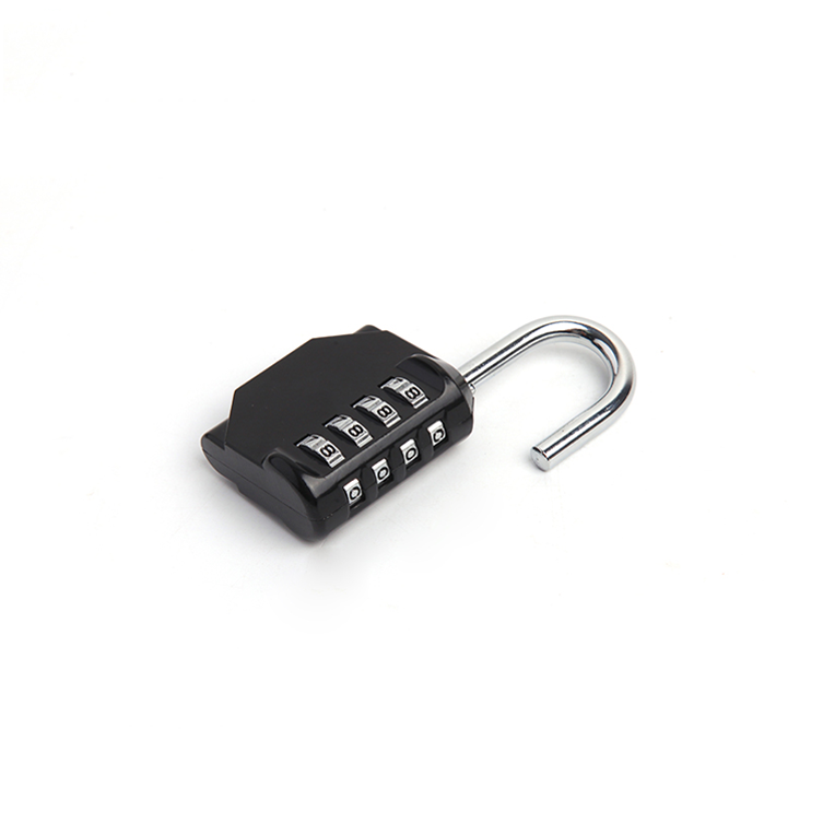 Portable 4 Digital Combination Code Lock Anti-theft Padlock With Durable Shackle