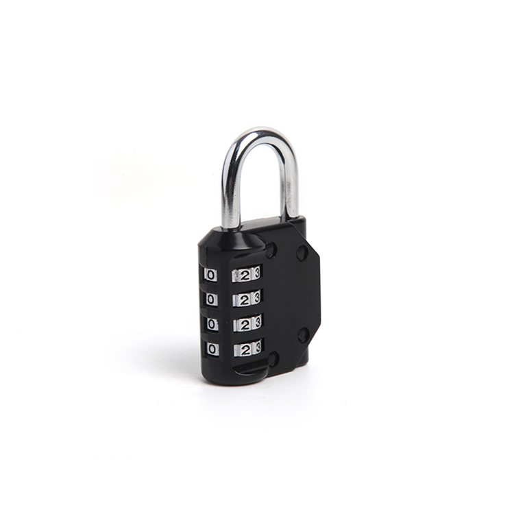 Portable 4 Digital Combination Code Lock Anti-theft Padlock With Durable Shackle