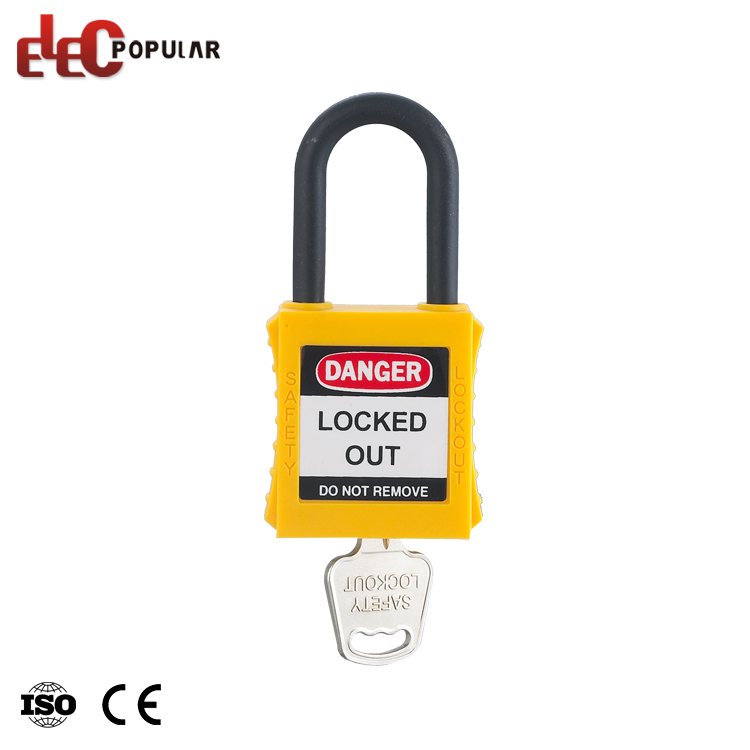 OEM Service High Security 38mm Insulation Shackle Pad Lock Keyed Alike Padlocks lockout tagout