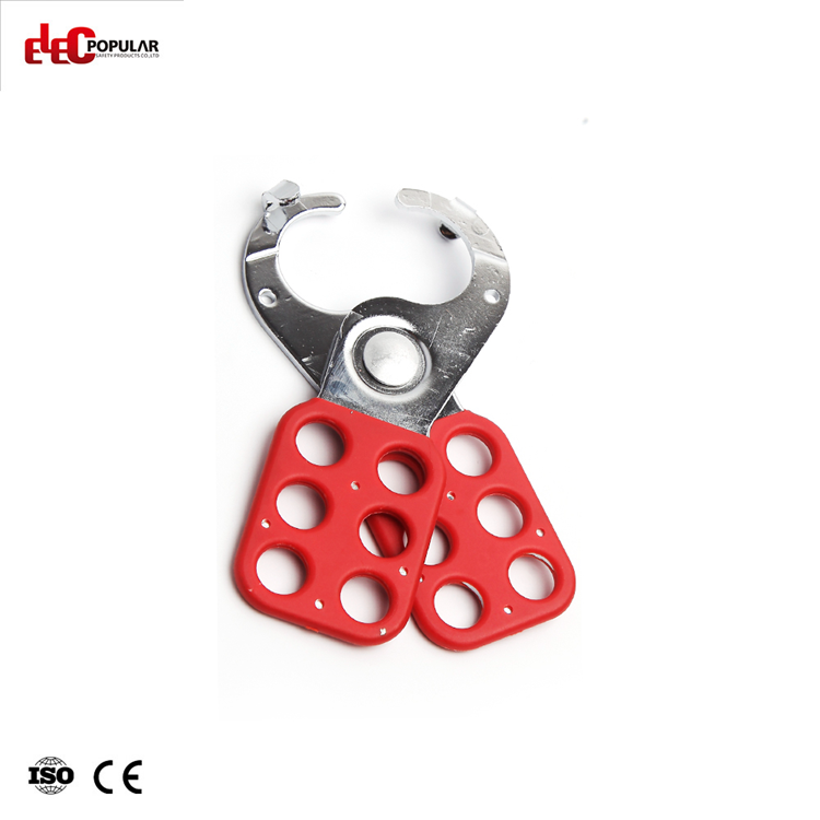 Best Quality Steel Lockout Safety 6 Lock Red Loto Hasps Lockout Devices