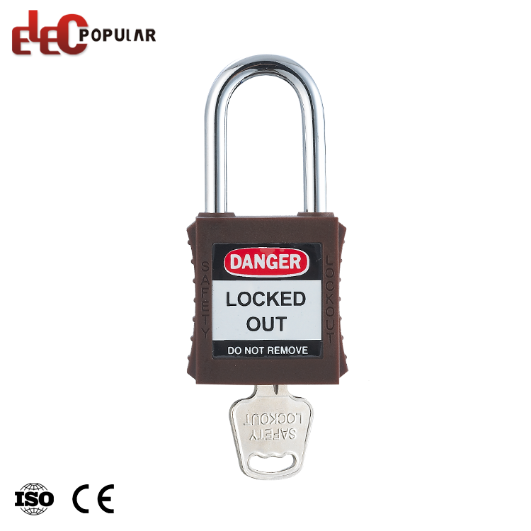 Elecpopular 38mm Multicolor Safety Padlock with Master Key Custom Laser Coding and Label for Overhaul of Industrial Equipment