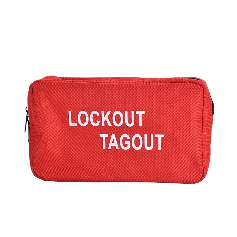 Elecpopular 2022 EP-9771A High Performance Maintenance RED Portable Safety Lockout Tool Bag Lockout Kit Safety Lockout Bag