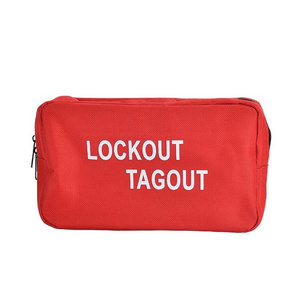 Elecpopular 2022 EP-9771A High Performance Maintenance RED Portable Safety Lockout Tool Bag Lockout Kit Safety Lockout Bag