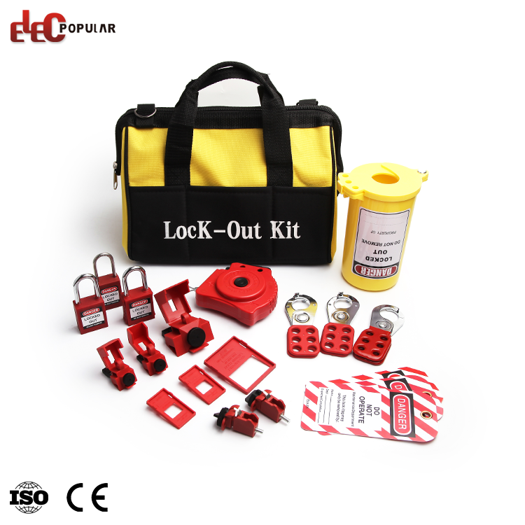 OEM Factory Electric Lock Out Bag Safety Steel Padlock Lockout Kits