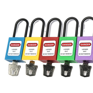 OEM Manufacturer LOTO Insulated Safety Padlock with Keyed Alike for Lockout Insulated Against the Effects of Electricity locks