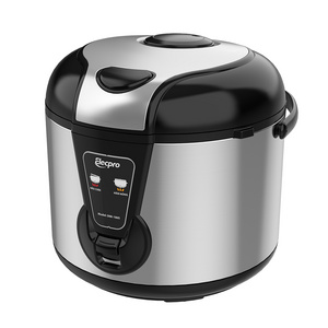 Stainless steel deluxe Drum rice cooker Non-Stick Inner Pot 400W 700W Jar Rice Cooker 1L 1.5L 1.8L