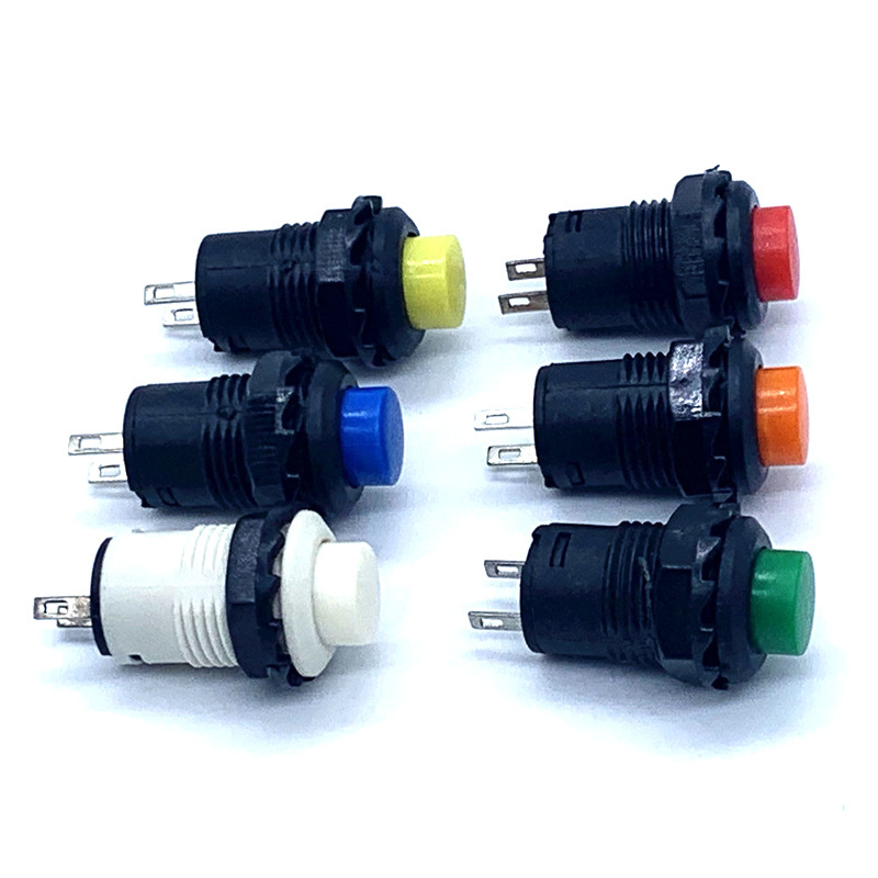 PBS1-10 Self-locking switch 12mm Normally open normally closed push-key switch PBS1-10 ON/OFF momentary push-button switch