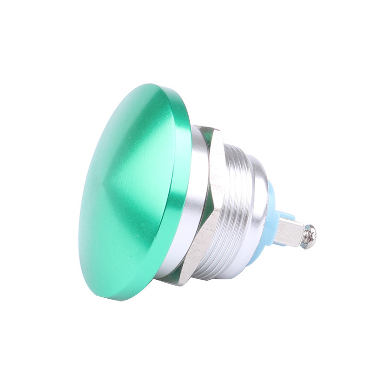 Aluminium alloy oxidation mushroom head metal push button explosion proof  push button switch