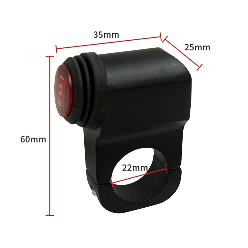 Motorcycle Modification Accessories Handlebar Switch Headlight Switch One ON-OFF-ON Switch