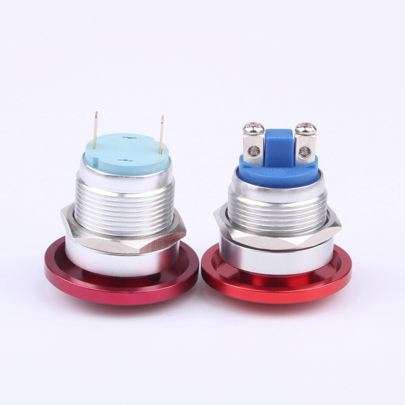 Aluminium alloy oxidation mushroom head metal push button explosion proof  push button switch