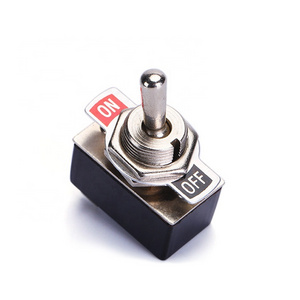 KN3-1 METAL Medium 2 position spst toggle switch 2A 250V/4A 125V 2 feet ON-OFF Toggle Switch