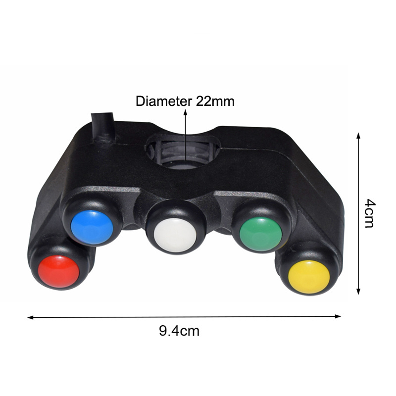 12V Aluminum Motorcycle Switches 7/8