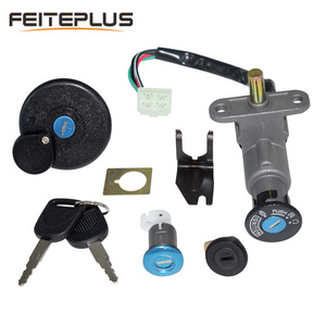 Motorcycle Ignition Switch Key Kit for GY6 50cc 125cc 150cc Moped Scooter 4 Pin Plug Chinese Scooter Parts