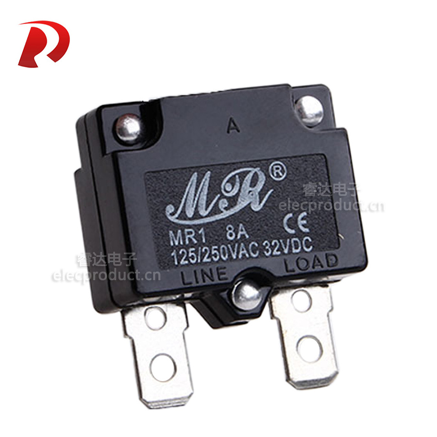 CE Automatic Reset Thermal Switch Circuit Breaker 5A 10A 15A Current Overload Protector for Kids Electric Car Accessories