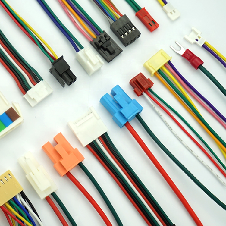 Customized Cable assembly 4.2 / 1.25 / 1.5 / PH2.0 / XH 2.54 mm pitch 5557-5559 male and female connector wire harness