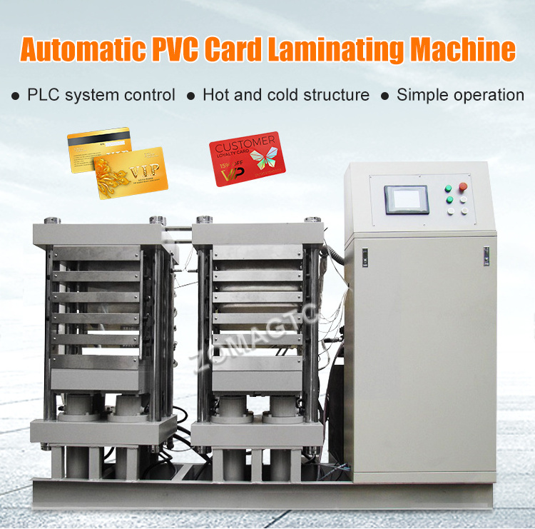 Plastic ID Card PVC Bank Card Film Lamination Machines Laminating Machine Business Card Making Machine