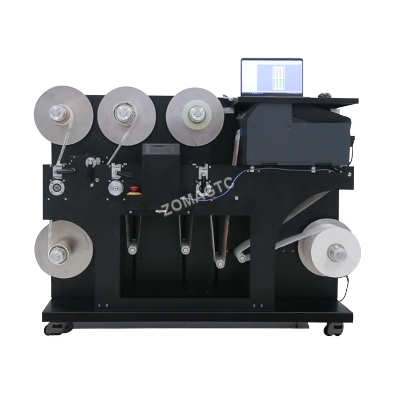 Roll To Roll Digital Label Printing Die Cutting  Machine Label Inkjet Printer Label Printer Sticker Machine