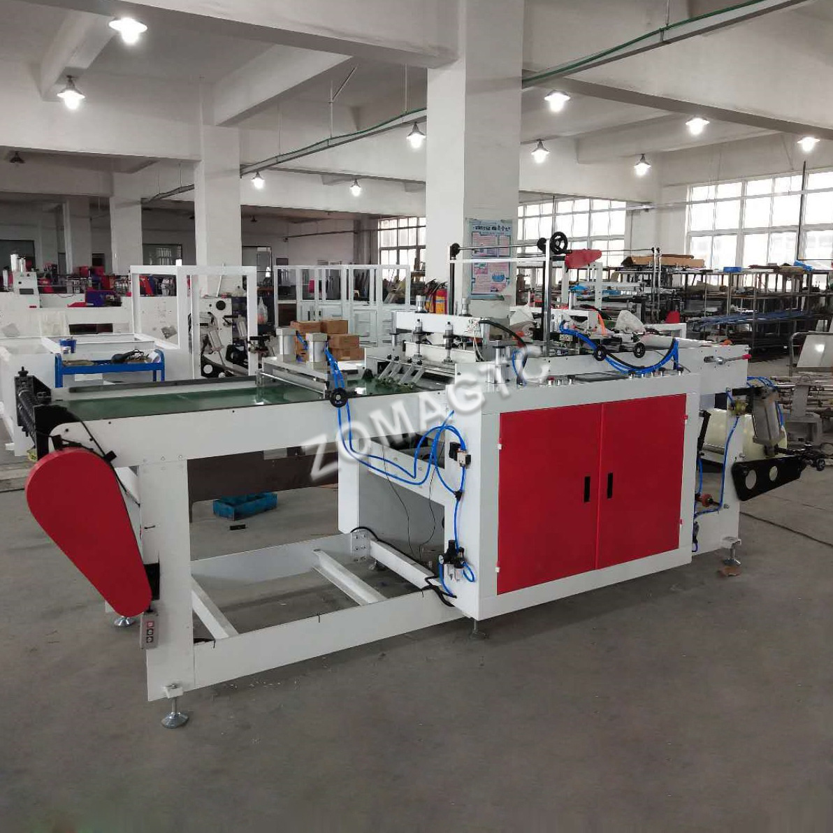 Fully automatic poly mailers plastic express bags machine polymailers courier bag making machine Bubble Envelope Bag Machinery