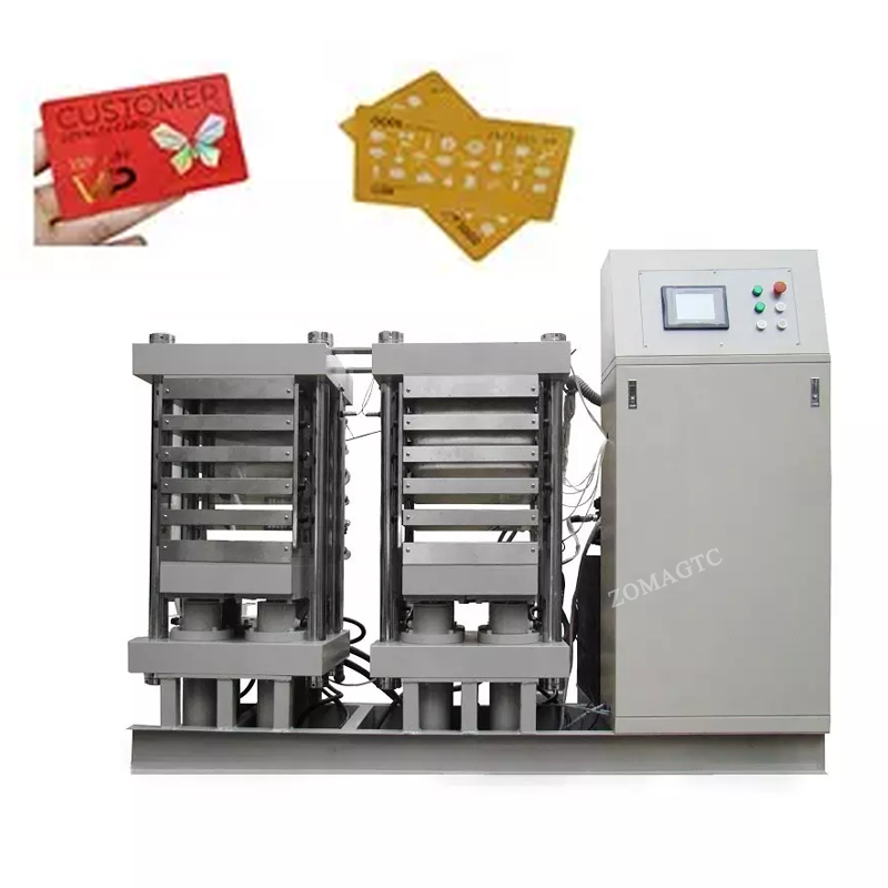 Plastic ID Card PVC Bank Card Film Lamination Machines Laminating Machine Business Card Making Machine