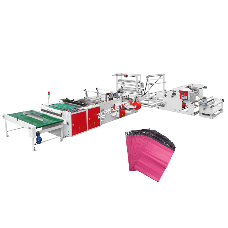 Fully automatic poly mailers plastic express bags machine polymailers courier bag making machine Bubble Envelope Bag Machinery