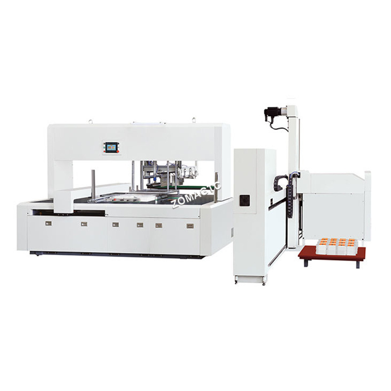 Automatic Blank Cnc Cardboard Cutting Machine Single Head  Blanking Waste Paper Recycling Cardboard Waste Stripping Machine