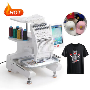 High Speed Automatic Flat Embroidery Machine Custom Hats Logo Embroidery Machine 12 Needle Commercial Embroidery Machine