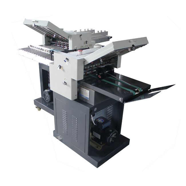 Cross Folder Machine Automatic A3 Paper Sheet Crisscross Folder Machine Flyer Paper Folding ...