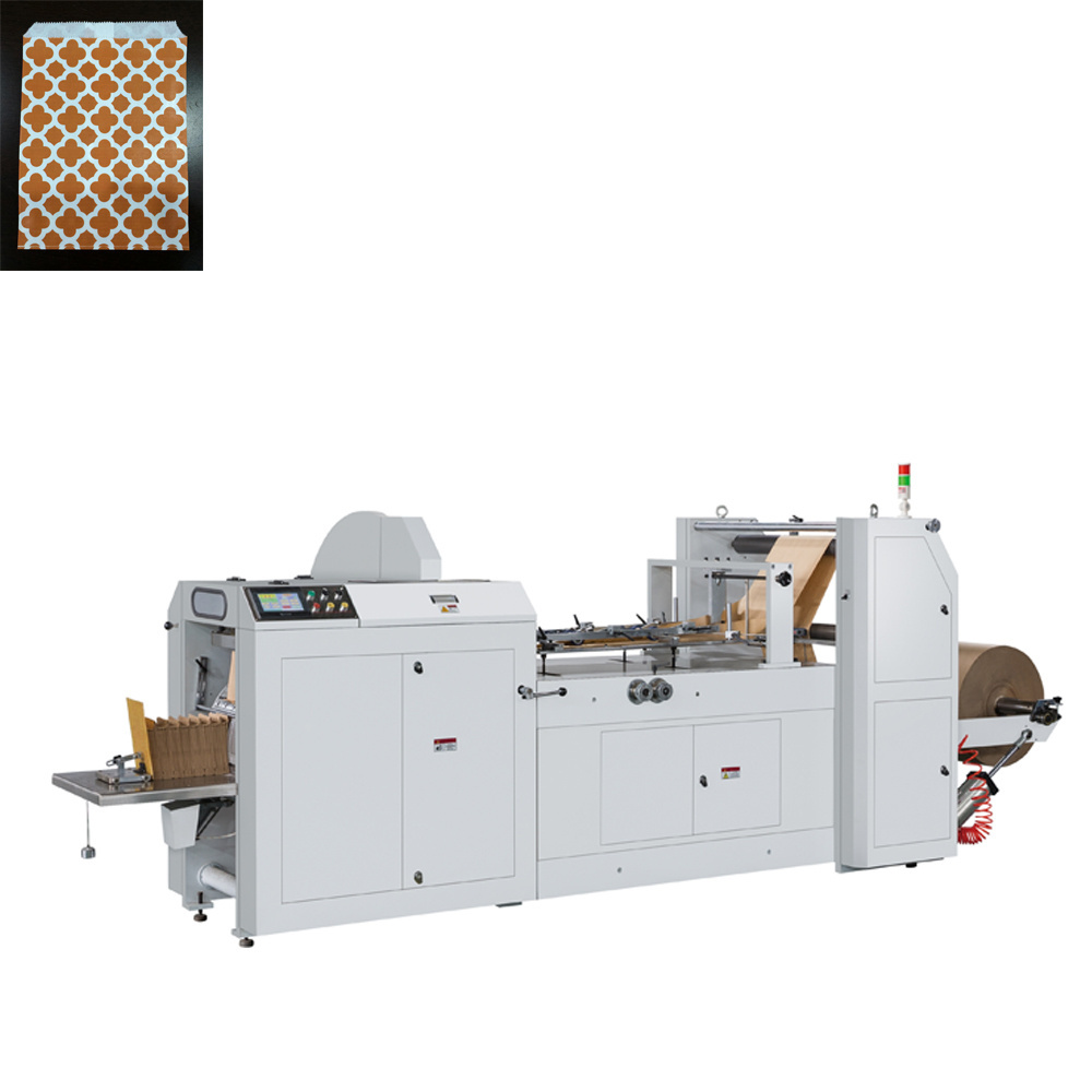 Full automatic sheet feeding paper bag handle making machine paper shopping bag making machine with handles