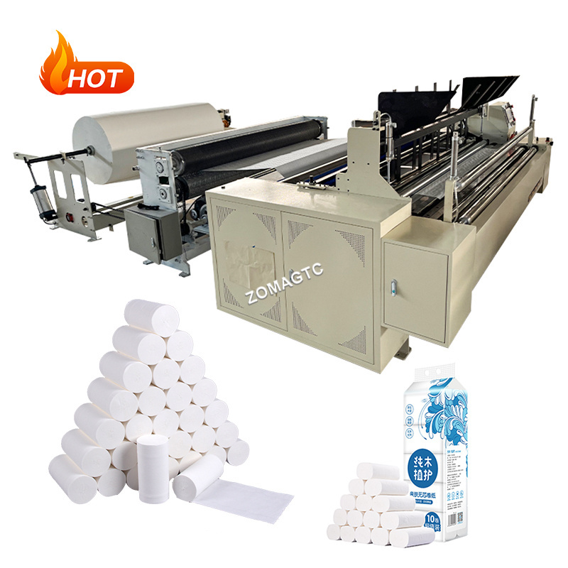 Full Automatic Facial Tissue Manufacture Machine Small Roll Towel Napkin Tissue Toilet Paper Making Machine Price