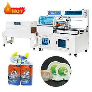 Automatic Plastic PE PVC Film Box Bottle Wrap Packing Machines Tunnel Sleeve Food Sealing Thermal Heat Shrink Wrapping Machine