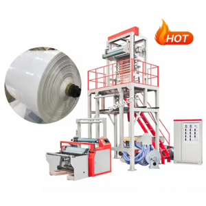 High Speed Automatic Plastic Film Extruder Blown Extrusion Machine Price HDPE LDPE PE PP Bag Plasti Film Blowing Machine