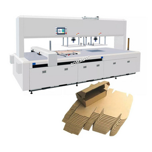 Automatic Blank Cnc Cardboard Cutting Machine Single Head  Blanking Waste Paper Recycling Cardboard Waste Stripping Machine