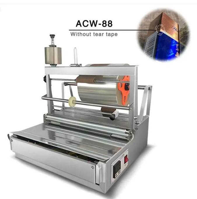 Manual Soap Perfume Box Bopp Film Wrap Packaging Machine Film Overwrapping Packaging Cellophane Wrapping Machine