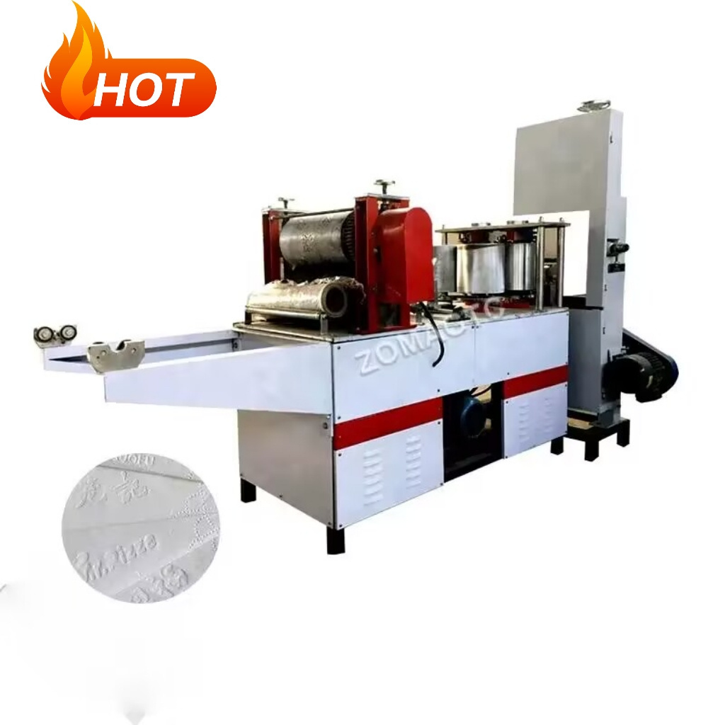 High Speed Automatic Napkin Tissue Paper Making Machine Paper Napkin Printing Embossing Folding Cutting Production Machine