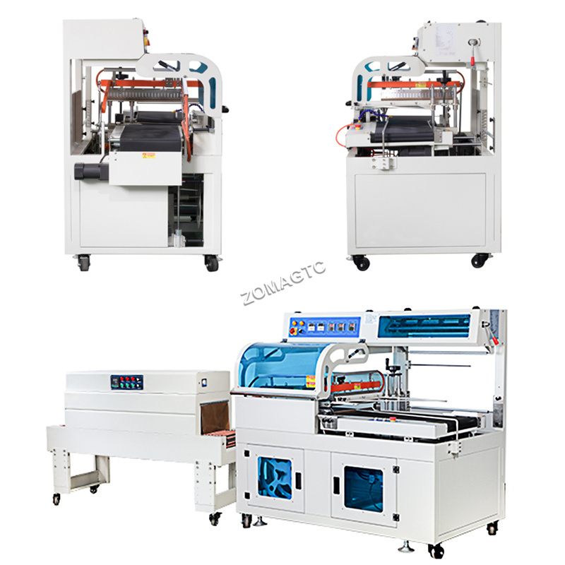 Automatic Plastic PE PVC Film Box Bottle Wrap Packing Machines Tunnel Sleeve Food Sealing Thermal Heat Shrink Wrapping Machine