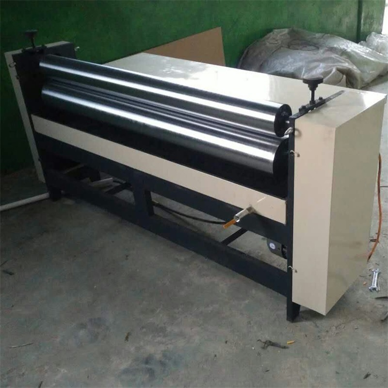 Zomagtc Stainless Steel Cold Glue Machinery Corrugated Paperboard Roll Sheet Pasting Cardboard Paper Gluing Machine